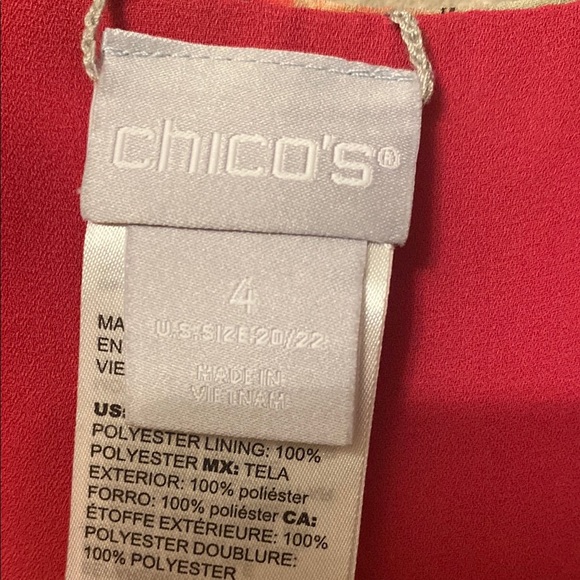 Chicos Women's Reversible Tank Top
Large Floral & Solid Pink Pullover
Sleeveless - Picture 6 of 7